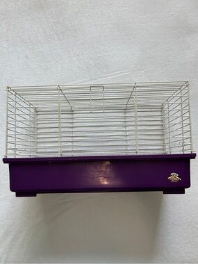 Purple & White Guinea Pig Cage -Y2K